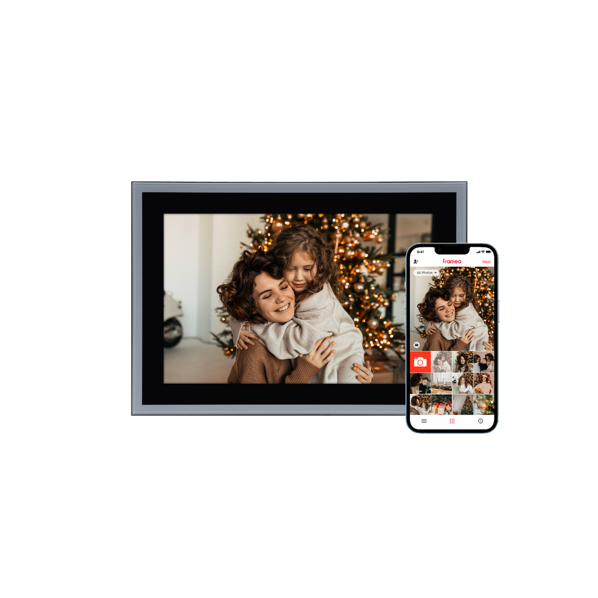 Smarter picture frame | 10 "Diagonal | WIFI | App Control | Silver | Model 102